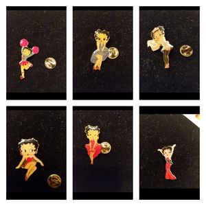 Vintage Betty Boop Pin Collection